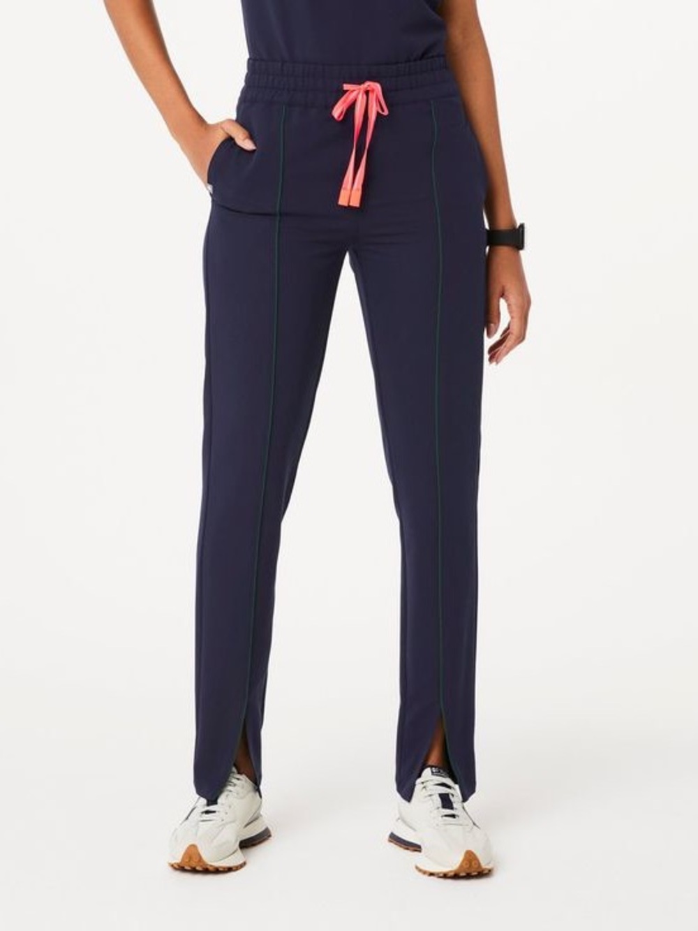 Figs split hem scrub pants